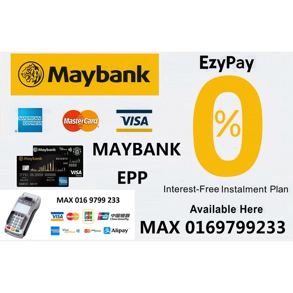 MAYBANK MERCHANT . CREDIT CARD MACHINE . EPP . 0% ...