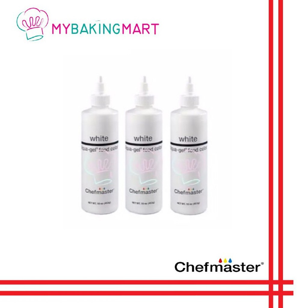 Mybakingmart Chefmaster Set of 3 Liquid Whitener (16 Oz x 3 bottles