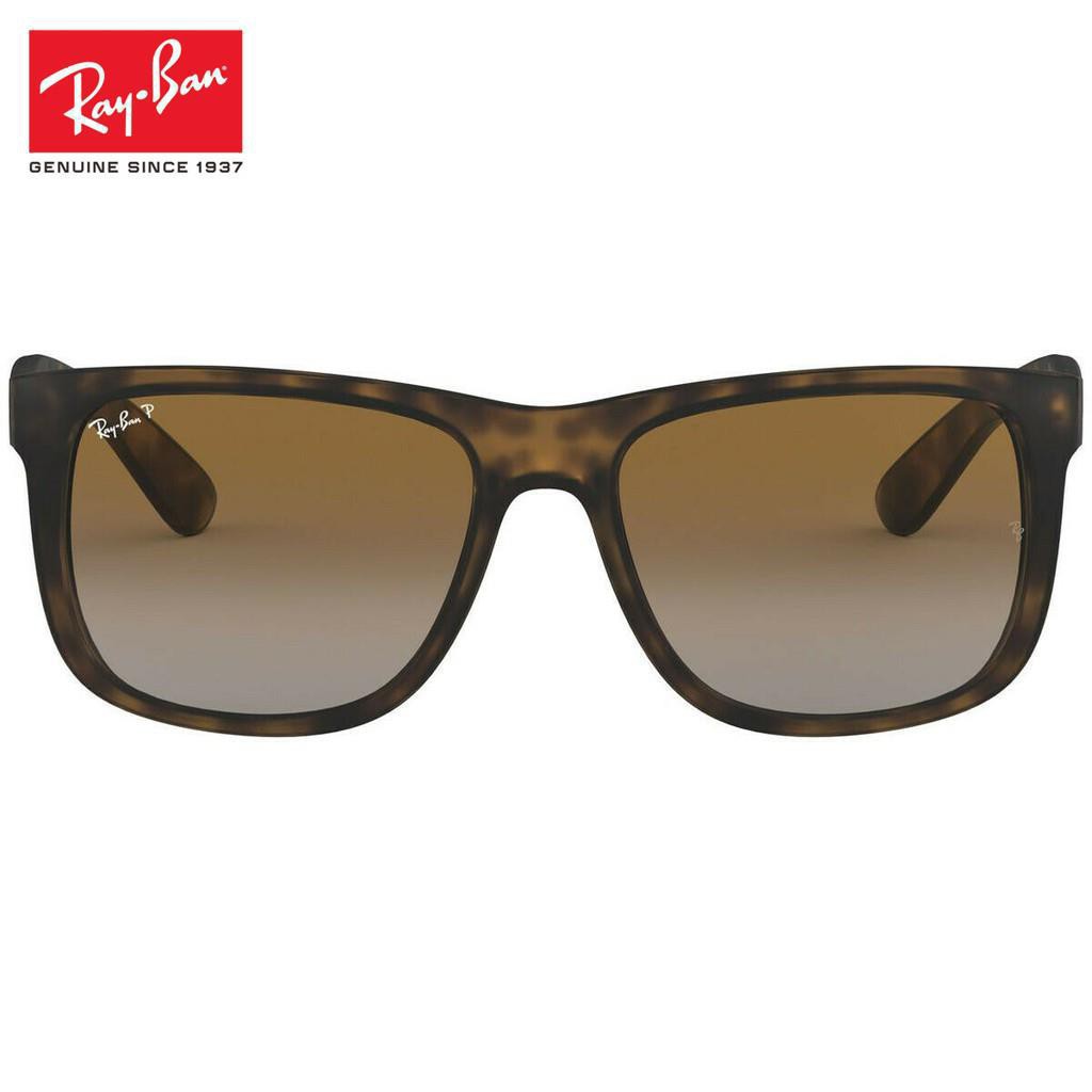 Honkang Original Rayban Sunglasses Justin Rb4165 865 T5 55 16 Tortoise Polarized Brown Gradient Shopee Malaysia