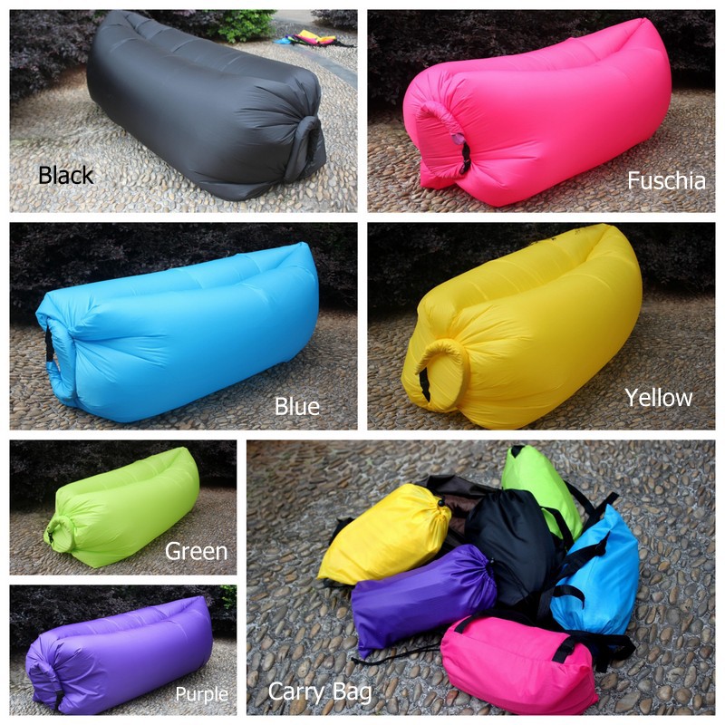 New Package Inflatable Airbag Sofa Leisure Sleeping Bag Camping