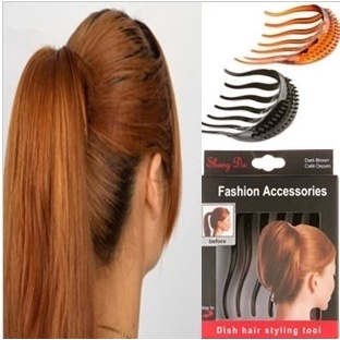 Bump It Up Volume Inserts Hair Clip For Ponytail Bouffant Styles