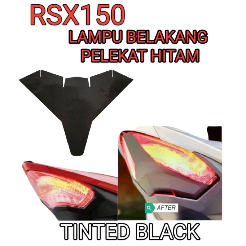 Honda Rsx150 4in1 Tinted Lampu Besar Lampu Kecil Lampu Belakang Meter