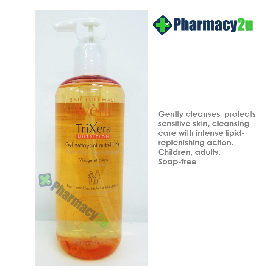 avene trixera shower gel