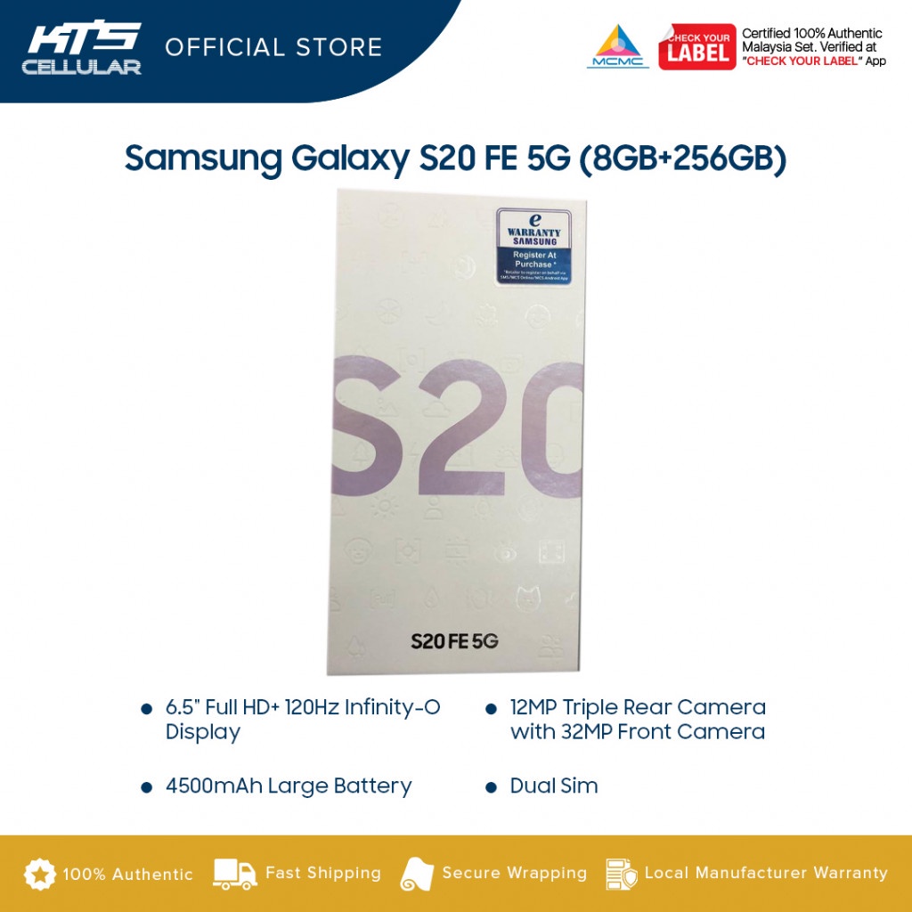 Samsung Galaxy S Fe 5g 8gb Ram 256gb Rom Smartphone Original 1 Year Warranty By Samsung Malaysia Shopee Malaysia