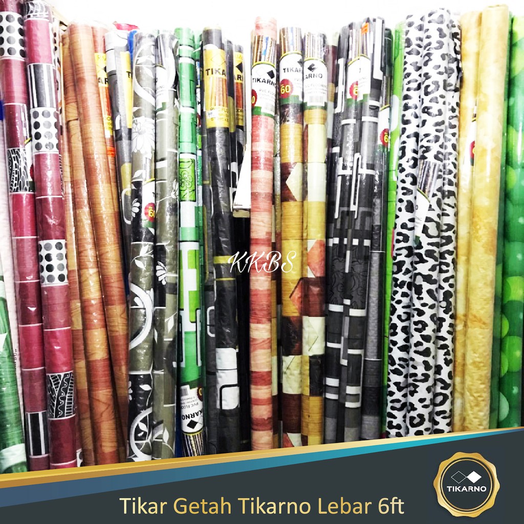 6ft 0 4mm Tikar Getah PVC Tikarno 6m Gulung Siap Potong 6ft 0 4mm Tikar Getah PVC Tikarno 6m Gulung Siap Potong