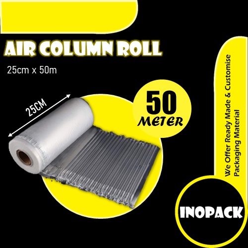 Inflatable Air Column Bubble Wrap 25cm x 50m Shopee Malaysia