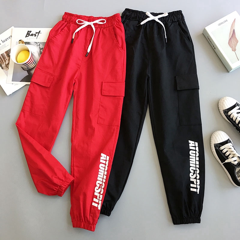 cargo style track pants