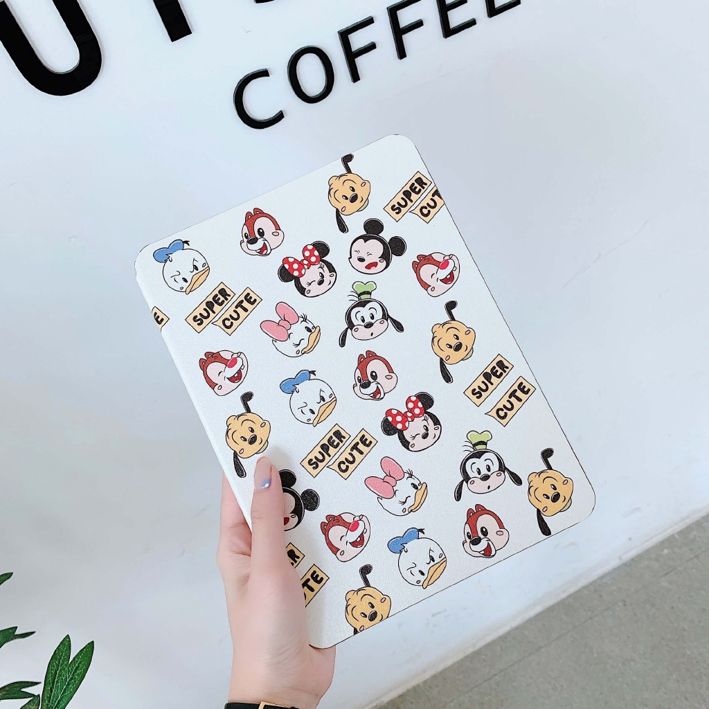 Super Cute Disney Family 17 18 19 The New Apple Ipad Air Pro 7 9 9 7 10 5 11 10 2 Inch Mini 4 5 Case Cover Protector Sleeves Holder Shopee Malaysia