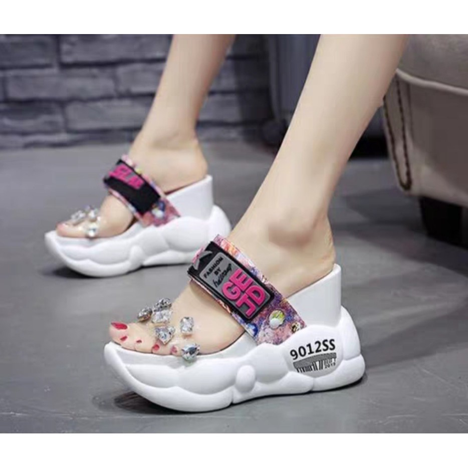 sandal wedges korea
