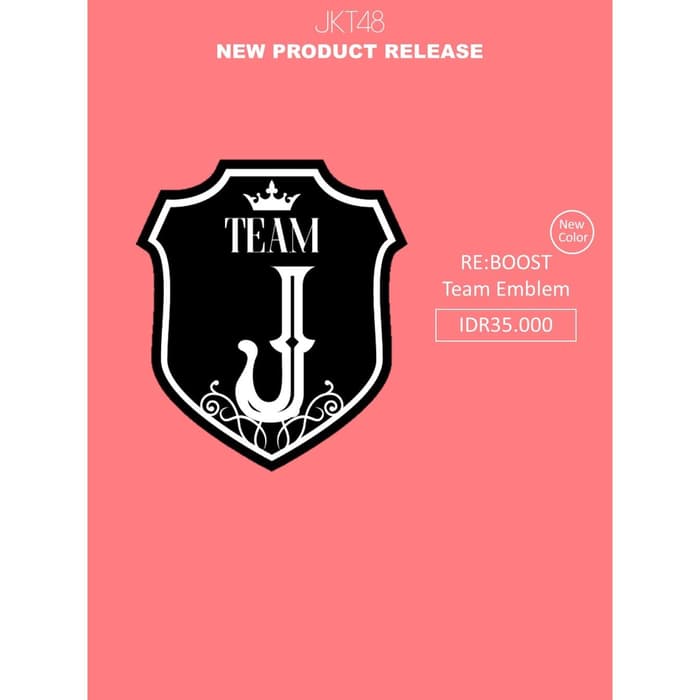 Jkt48 Black And White Team Emblem Px 3 Shopee Malaysia