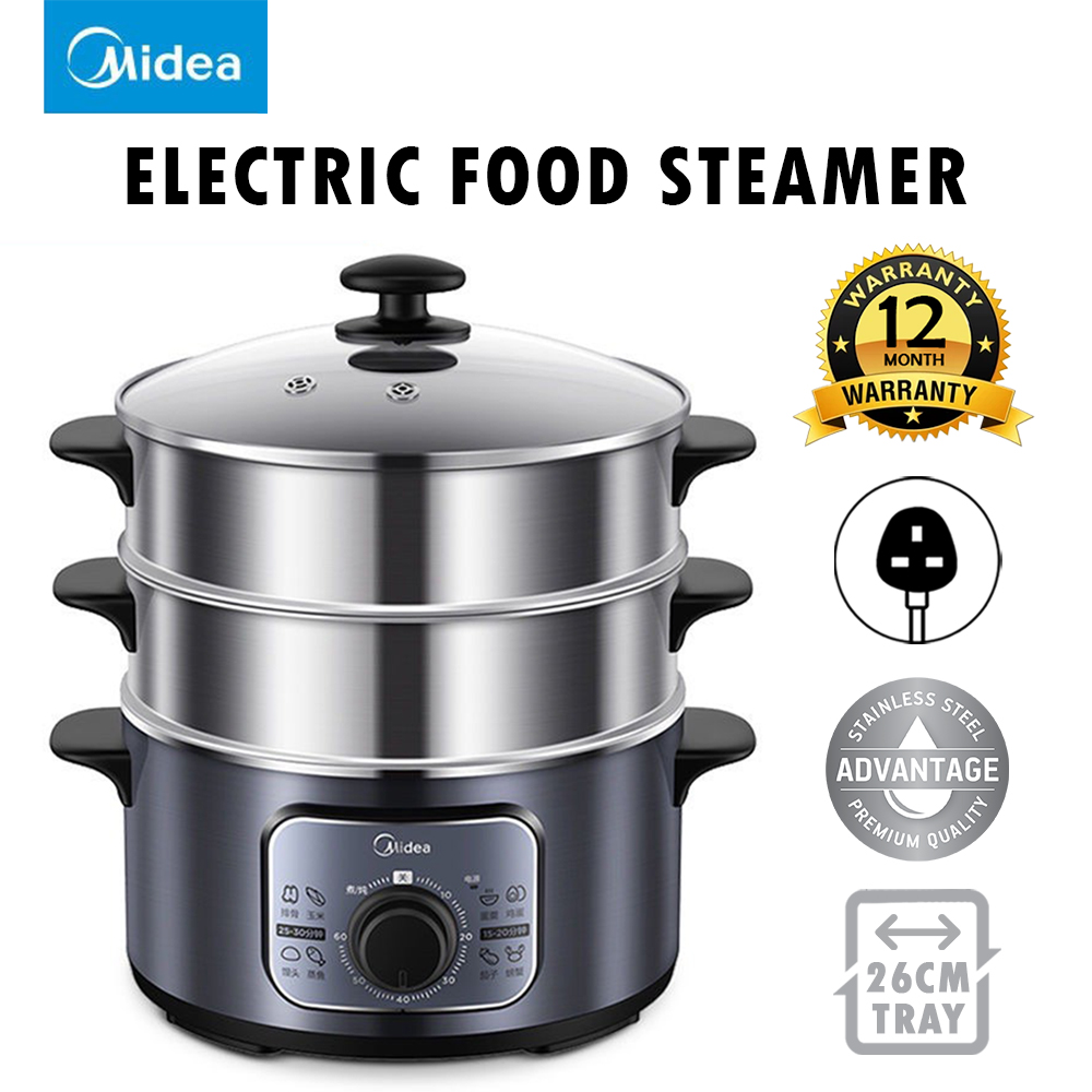 KL SEND ORIGINAL 3 Layer Midea Food Steamer Multifunction Food Steamer ...