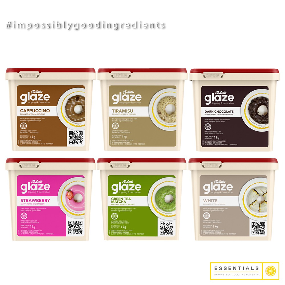 Colatta Glaze (Tiramisu / Dark Chocolate / Milk / Cappuccino) (1kg
