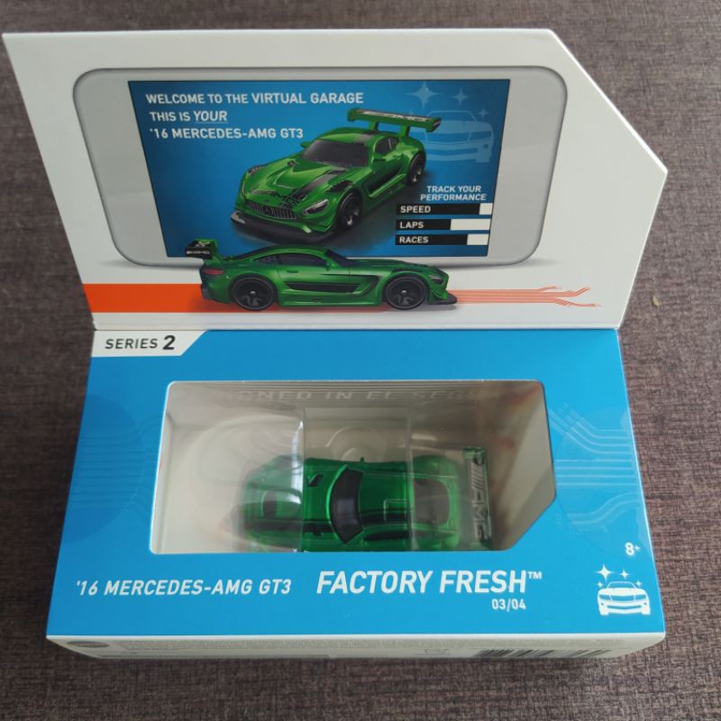 Hot Wheels Id 16 Mercedes Amg Gt3 Factory Fresh Shopee Malaysia