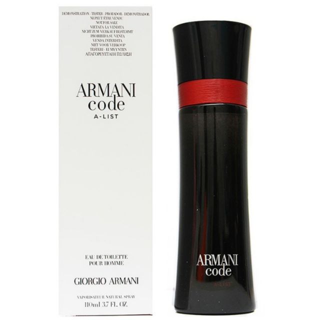 armani a list code