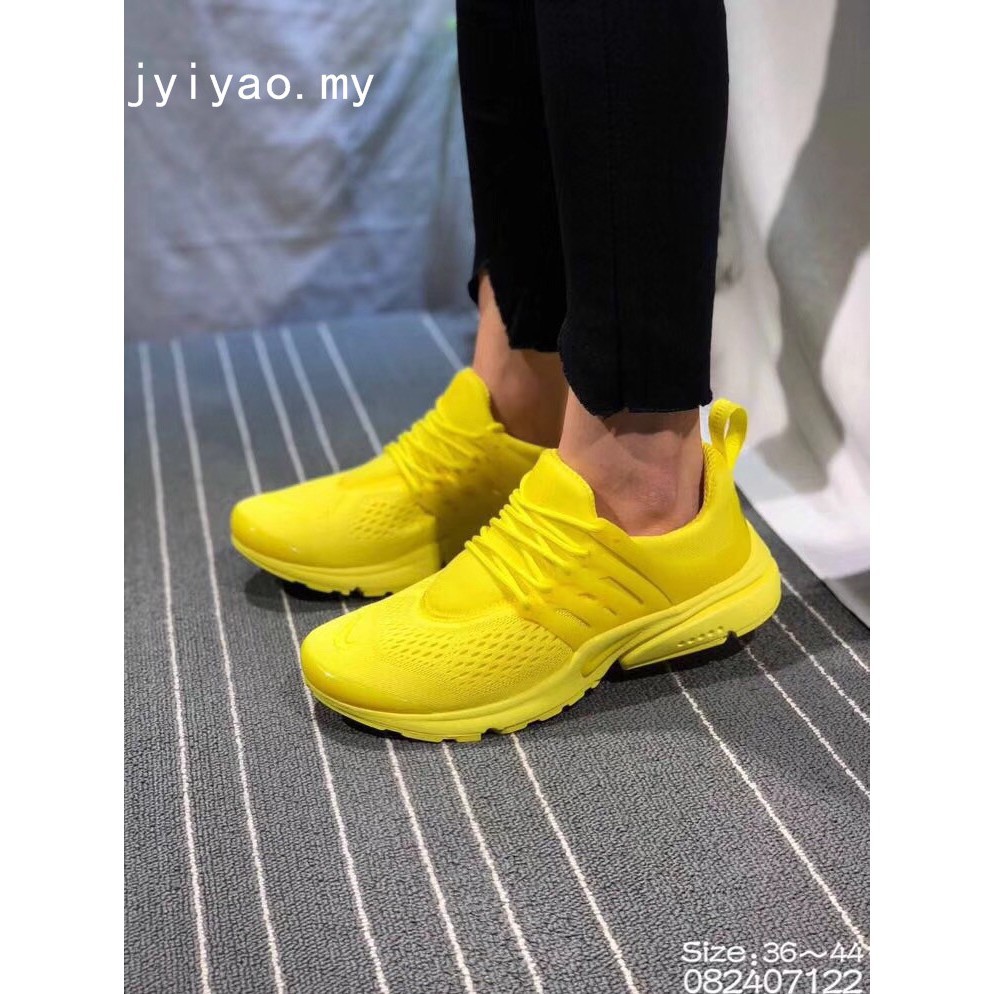 nike air presto all yellow