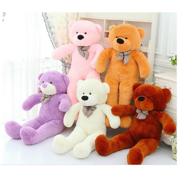 [?'??? ?????] 40/60/80/100/120/160cm Giant Teddy Bear Besar Plush Toys Doll Birthday Christmas Gift Patung Beruang Murah