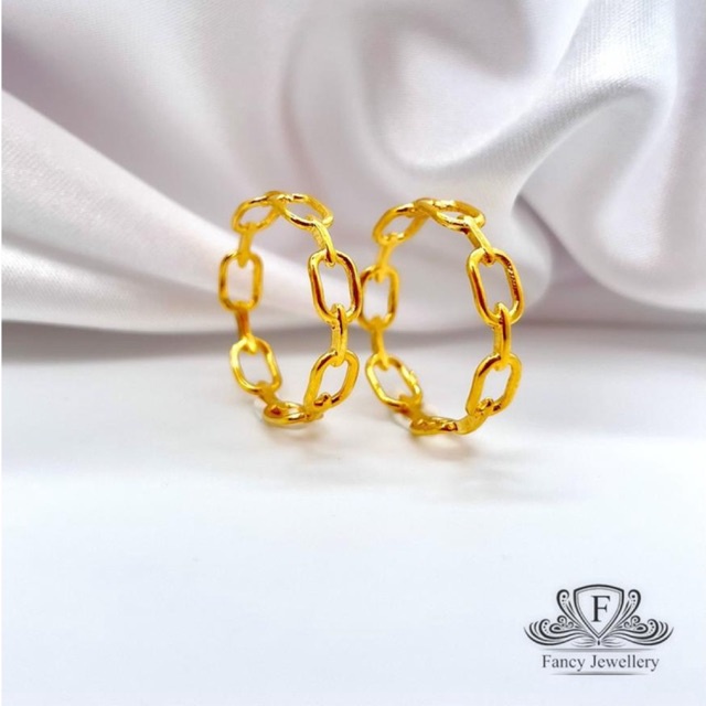 💎💎Fancy Jewellery💎💎 Emas 916 Cincin Belah Rotan Sauh Emas 916 tulen Bajet Emas 916