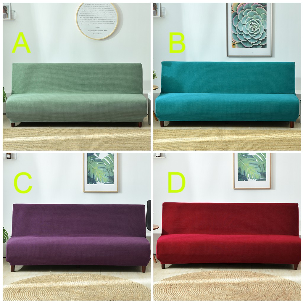 Sofa Bed Slipcover Stretch Protector Soft Couch Cover Elastic
