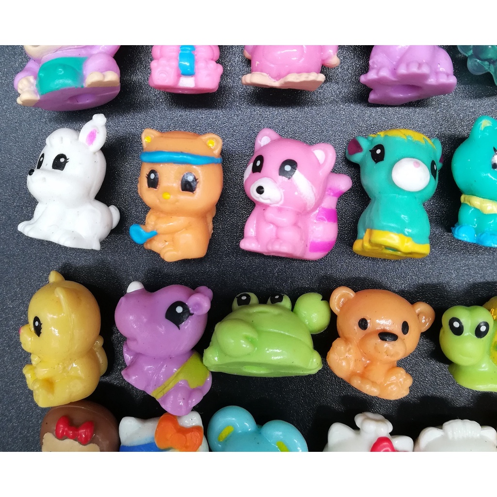 *SEND RANDOM* Lot 10pcs SQUINKIES Disney Princess Girls Animals Figure Kids Toys 