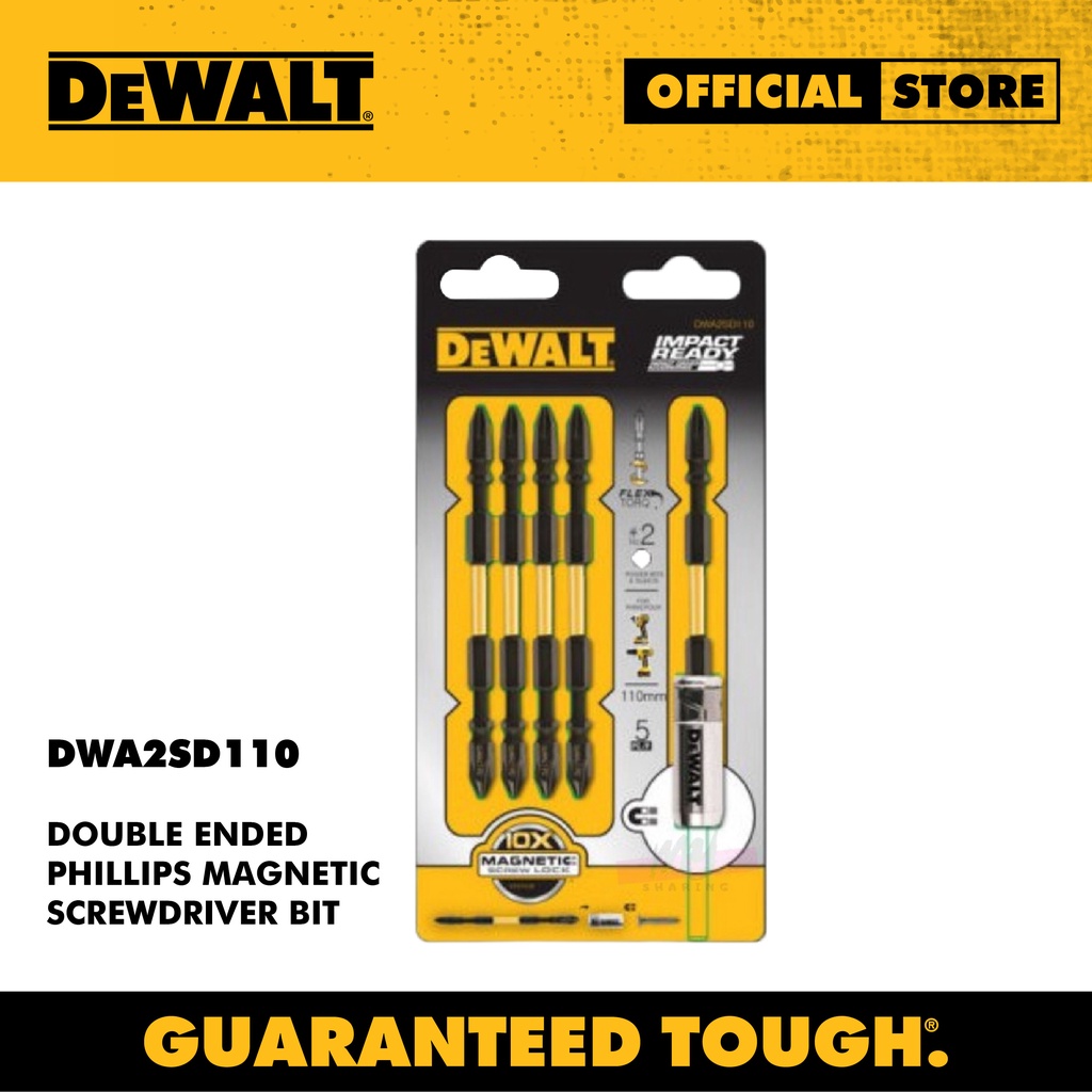 DEWALT DWA2SD110 Double Ended Phillips Screwdriver Bit Set