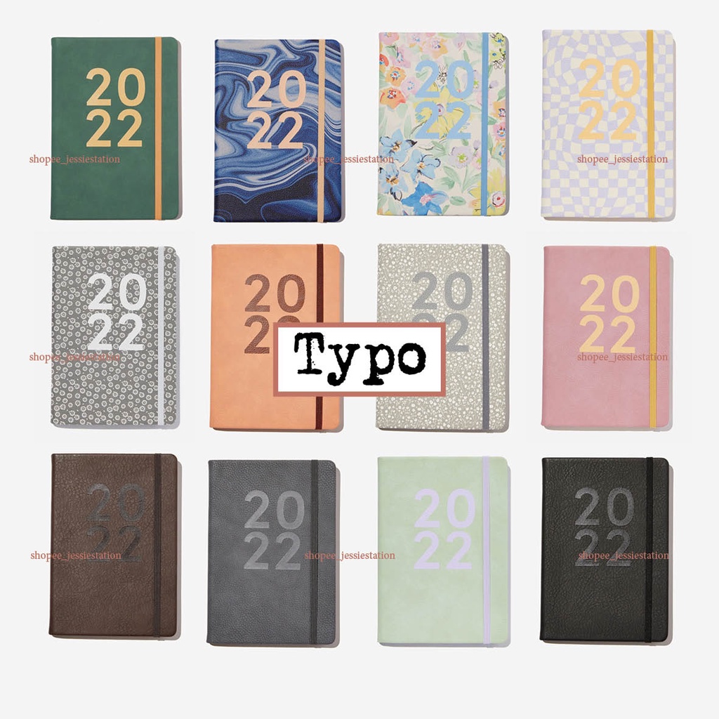 TYPO Planner / year 2022 A5 & A6 Weekly Daily Buffalo Diary 14.8 x 21cm