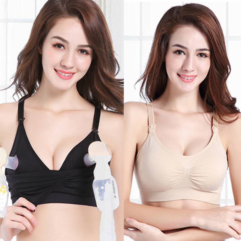 Nursing Push Up Hands Free Breast Pump Bra | Shopee Malaysia