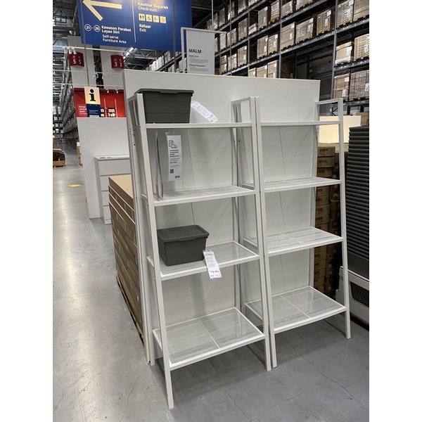 Swedish original L.ERBERG Shelf unit, white,60x148 cm