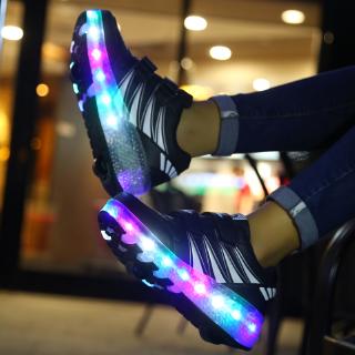 LED Shoes  Girls Kasut Roda Perempuan Kanak Kanak Kasut 