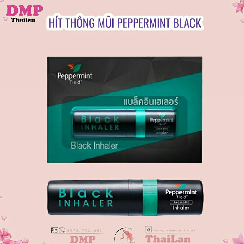 Thai Peppermint Field Thai Version Black Inhaler Pepermint Field 2cc Shopee Malaysia