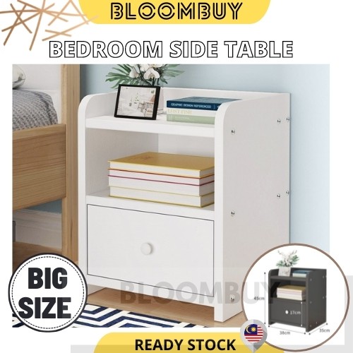 Beside Bed Table Medium Side Bed Table MEJA SISI KATIL LACI Home Bed Beside Table With 1 Drawer