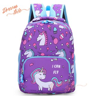 Unicorn Cartoon Nursery Kindergarten Preschool Children Small Backpack Travel Bag Beg Galas ...