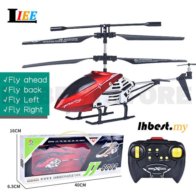 3.5 Channel RC Alloy Helicopter Plane Aircraft Remote Control Drone Electric Toys Double Flexible Propeller Anti-crash Helicopter Toys for Boys