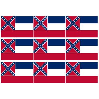 Mississippi State Flag American State Flag Sticker Puure Shopee Malaysia - mississippi flag roblox