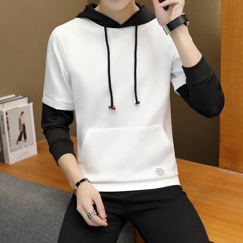 Sweater Kaos  Hoodie  Lengan  Panjang  Longgar Gaya Korea 