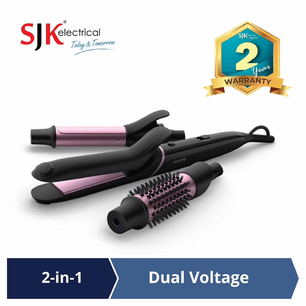 hair straightener and curler 2 in 1 philips price