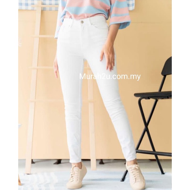 Skinny Jeans kain bargetah high class jeans High quality {Ready Stock