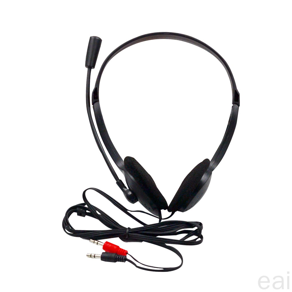 laptop with headphone