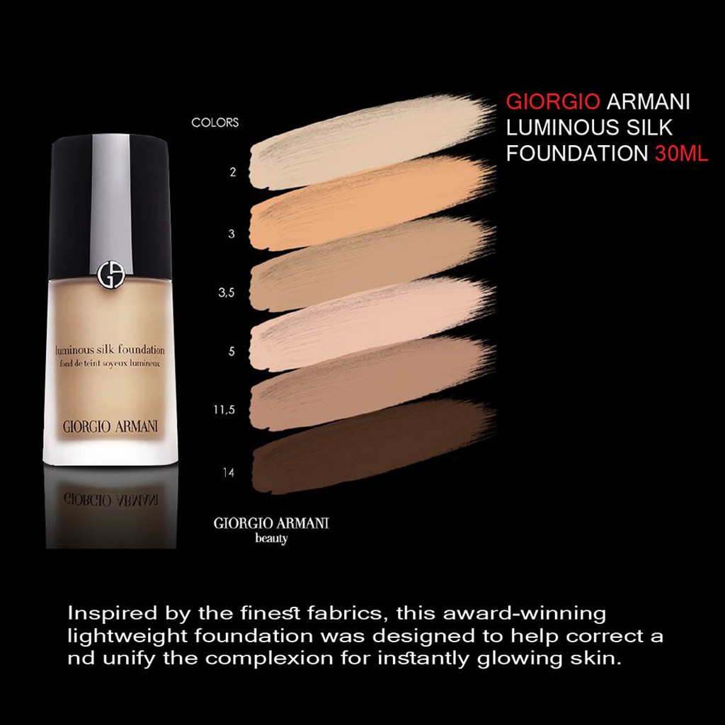 Giorgio Armani Luminous Silk Foundation 30ml 