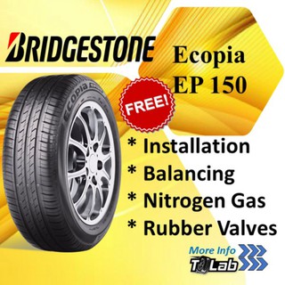 175 65r14 Bridgestone Ecopia Ep150 Installation Myvi Axia Iriz Tyre Tayar Shopee Malaysia