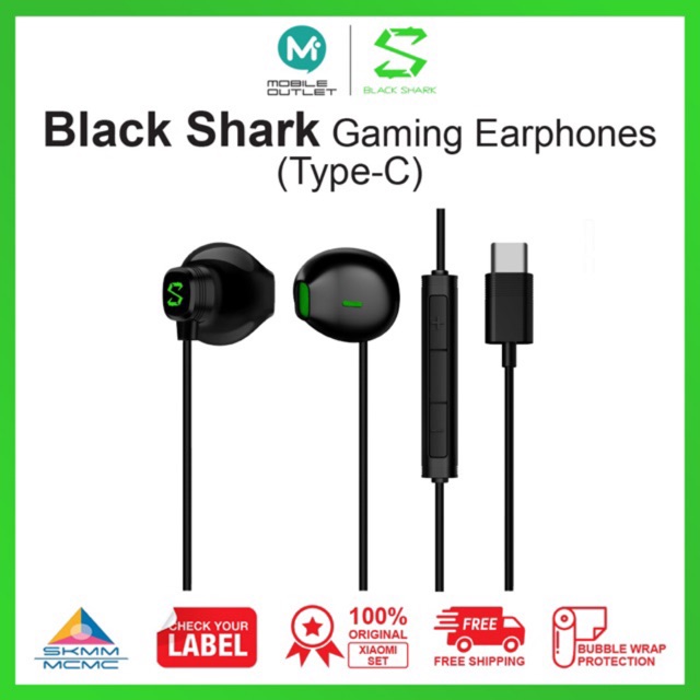 Black Shark Gaming Earphones (Original BlackShark) Shopee Malaysia