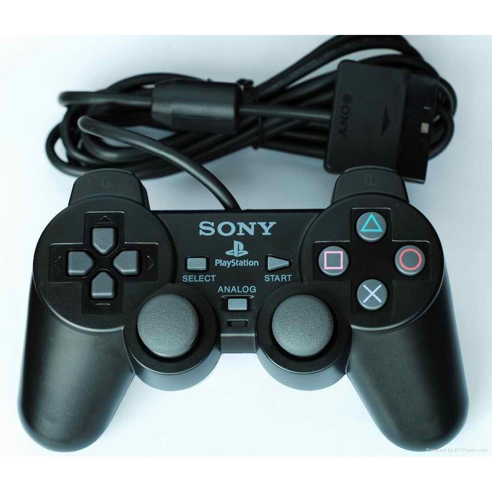 Dualshock для пк. Джойстики от сони плейстейшен 2. Геймпад дуалшок ps2. Sony ps2 Gamepad. Джойстик сониплэйстешн 2.