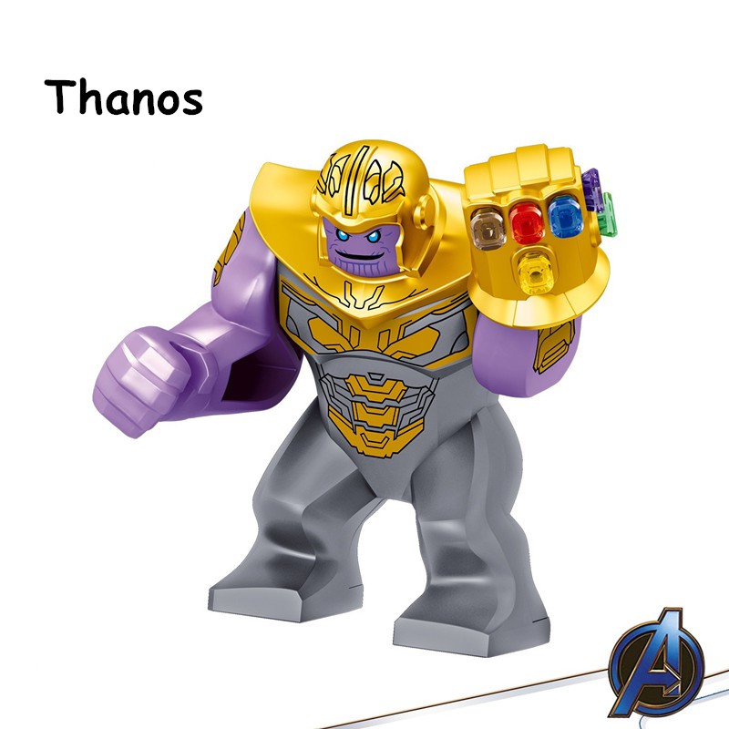 lego thanos with infinity stones