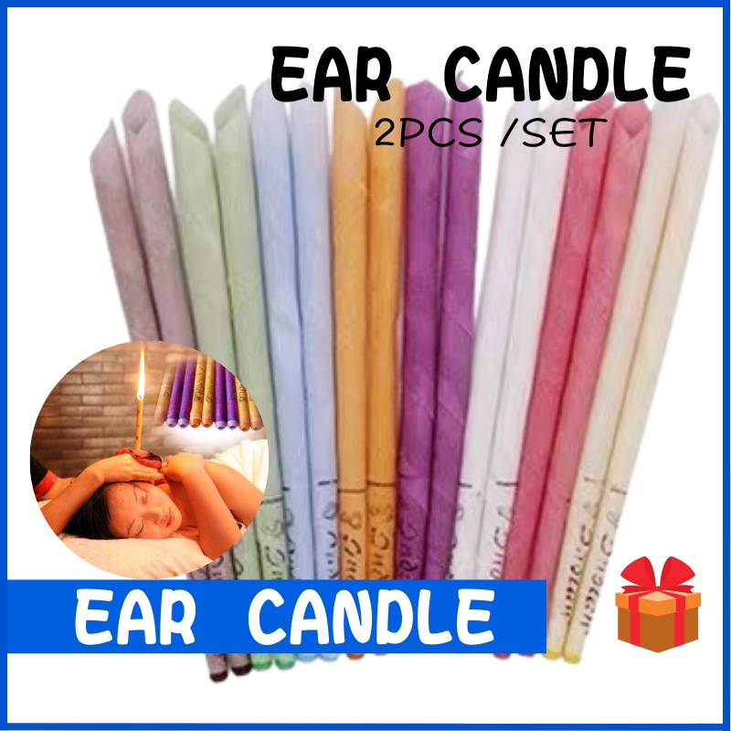 RANDOM 2pcs Per Pair Ear Candle / Lilin Telinga Resdung / Ear Candling Therapy喇叭型耳烛