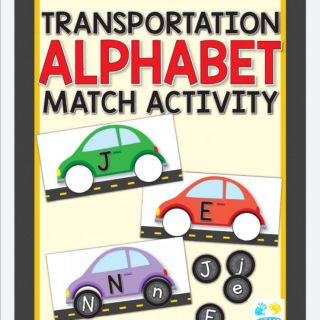 PDF) 024 Transportation Alphabet Match Activity  Shopee Malaysia