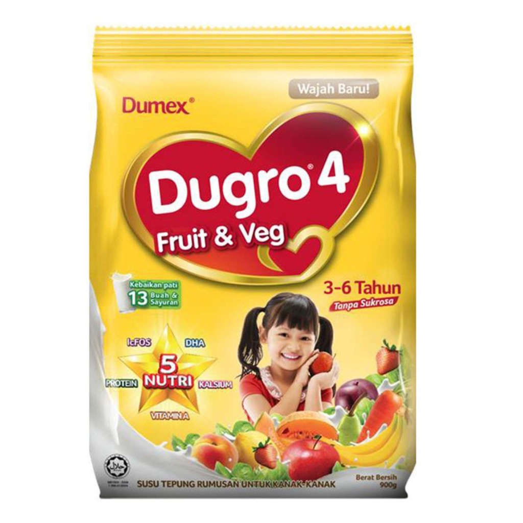 Dumex Dugro 4 Fruits &amp; Veg (850g)