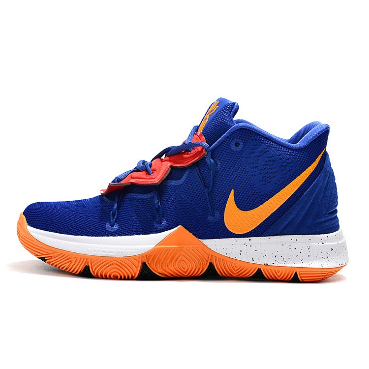 orange blue and white basketball shoes