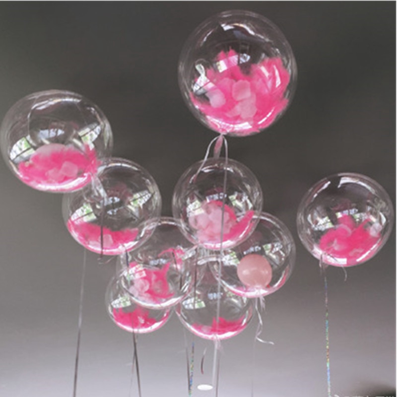 Diy Party Decoration Balloons Helium Bobo Balloons Feather