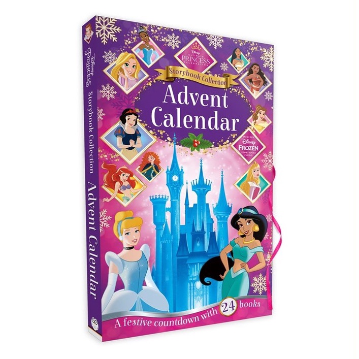 Disney Princess Advent Calendar Collection With 24 Books Gift Set
