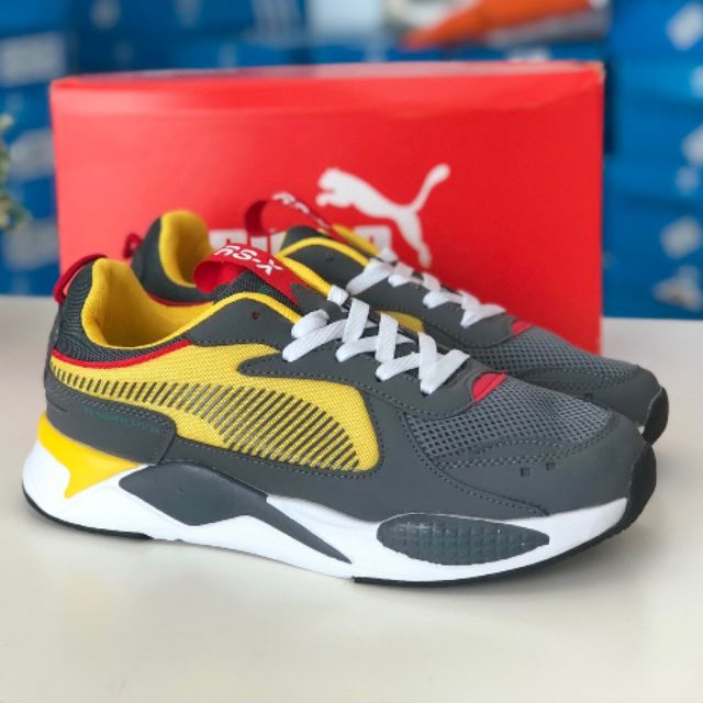 puma rsx grey yellow