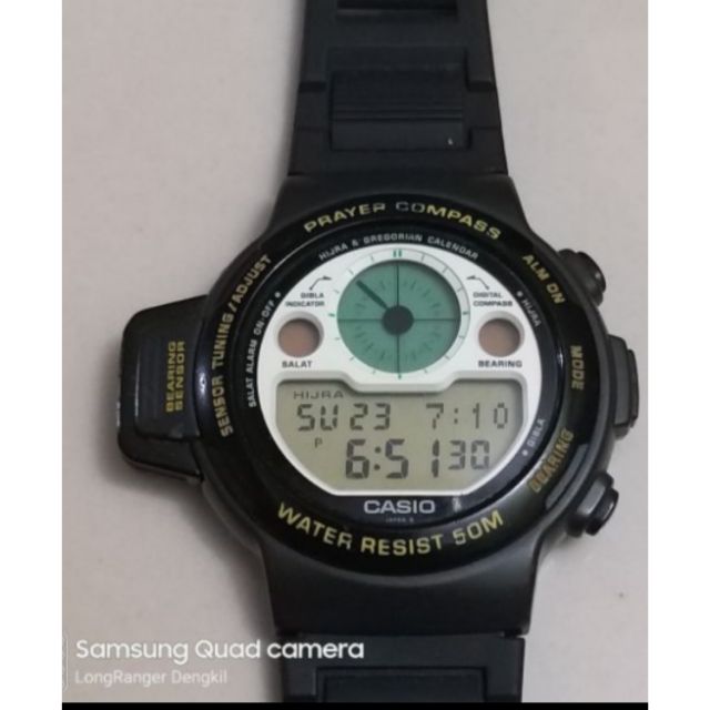 casio kiblat watch